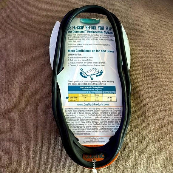 DueNorth Everyday Traction Aids Ice & Snow Small - Medium Unisex - Picture 2 of 2